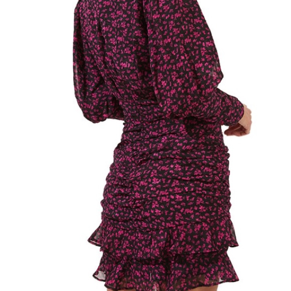 ASTR the Label NWT Claremore dress in Magenta Ditsy xs